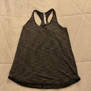 Black/ Dark Gray Lululemon Tank Top